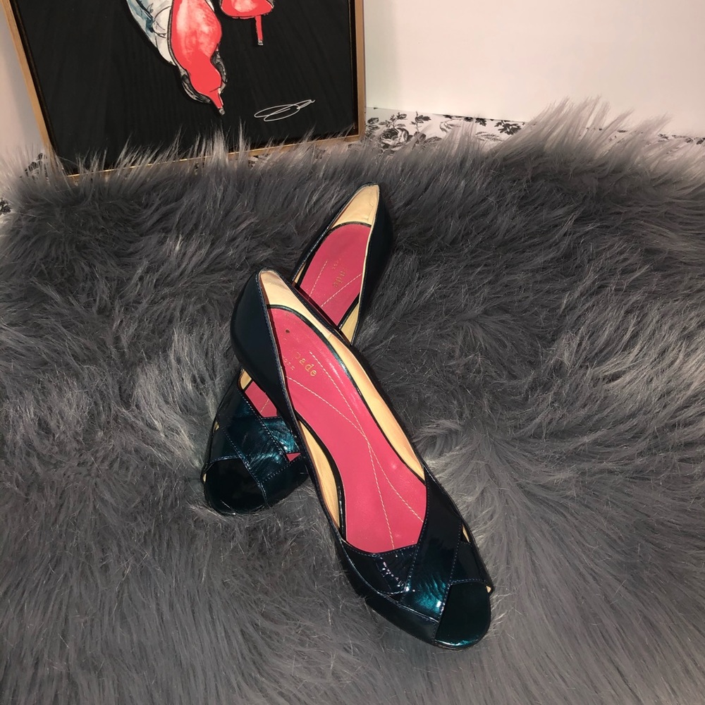 Kate Spade Gwennie Pump Heels Black Size 6.5